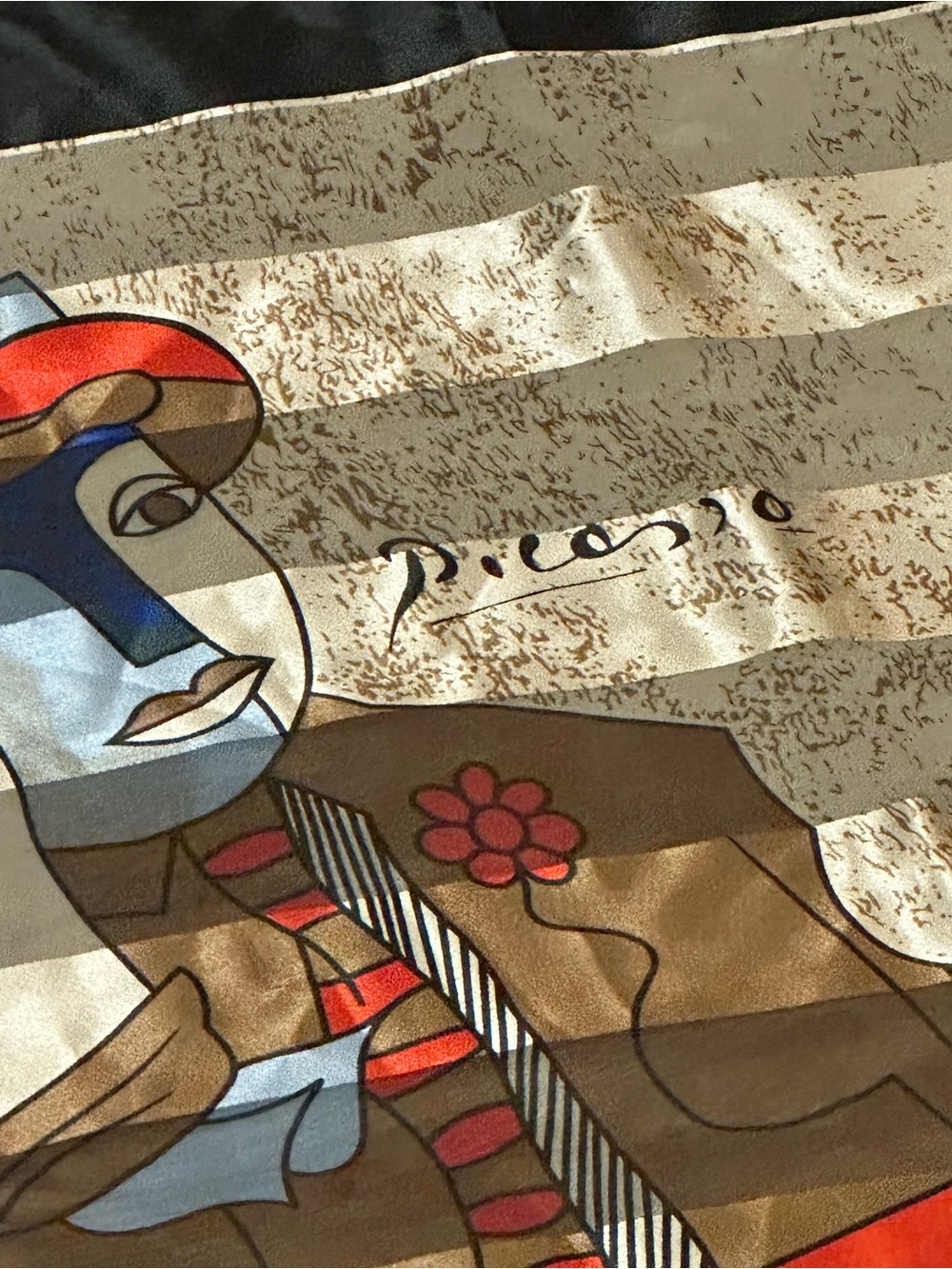 Picasso Colorful Abstract Scarf - Picture 2 of 3